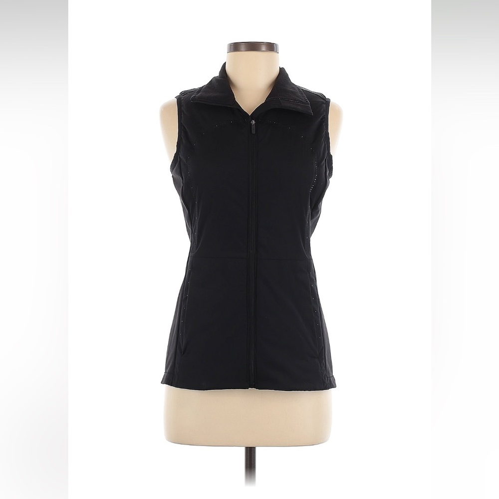Lululemon run for cold vest black style W4IG6S size 6 reflective running - Picture 3 of 5